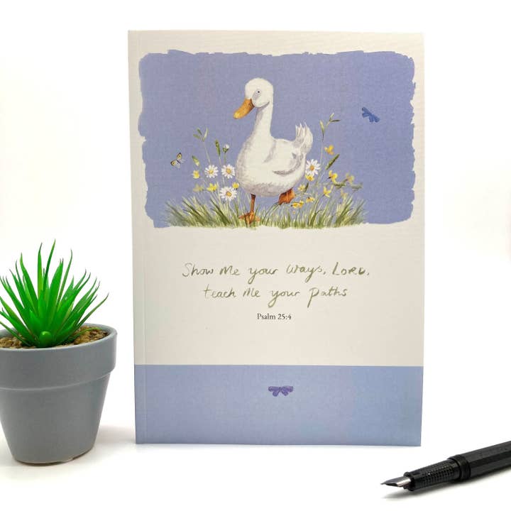 Duck Lined A5 Notebook for wholesale by Forget-me-not Christian Cards