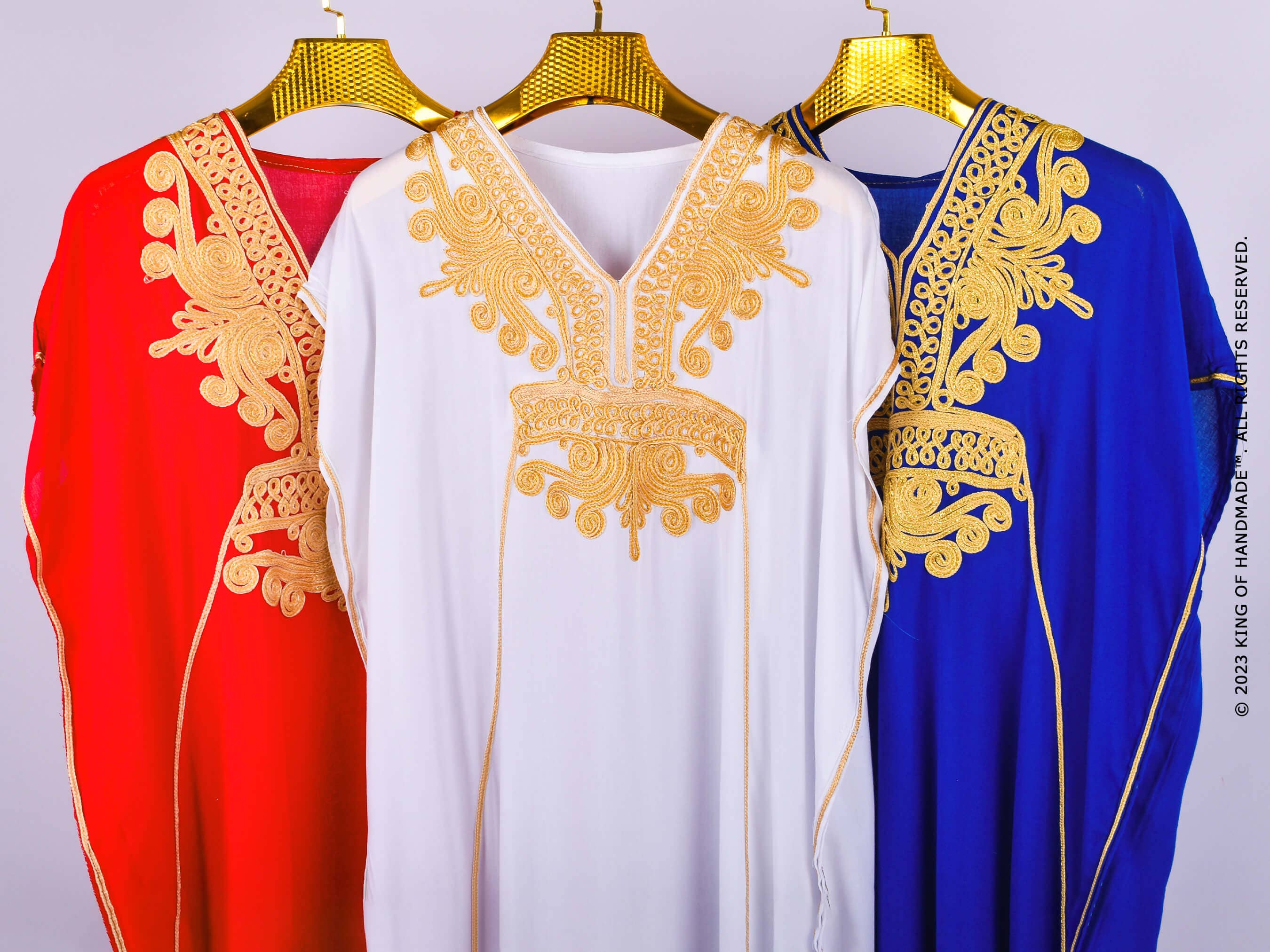 King Of Handmade - Venta al por mayor Caftán - Mujer - Vestido Kaftán Marroquí Bohemio, Túnica para Playa15