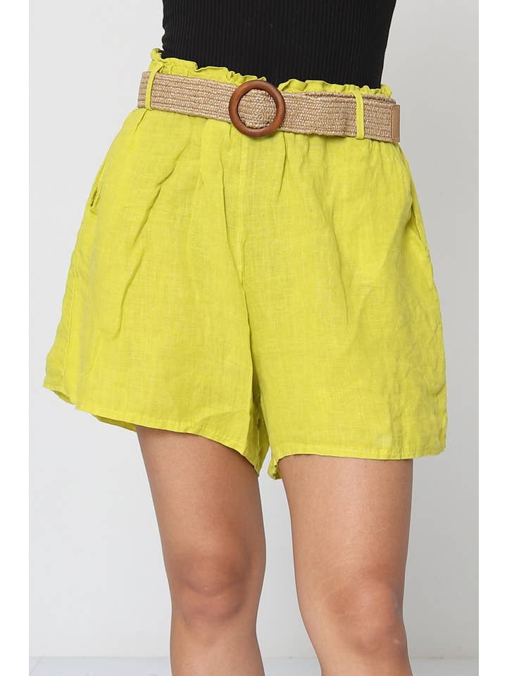 LÉA & LUC - Wholesale Shorts - Women's - 100% linen shorts REF. 505727