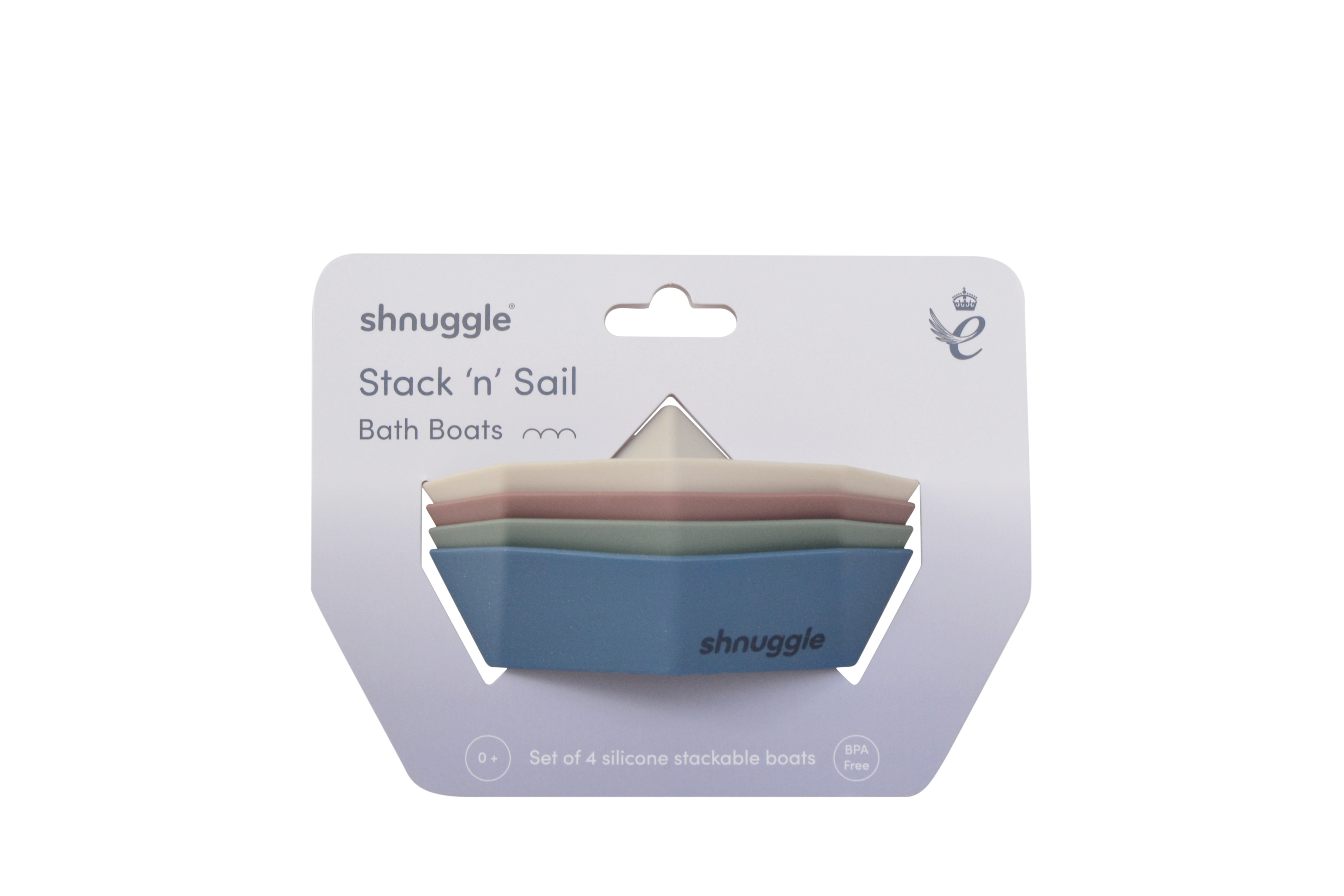 Nattou & Shnuggle by M4A - Wholesale Bath Toy - Baby - Shnuggle Stack and Sail Bath Boat Toys0