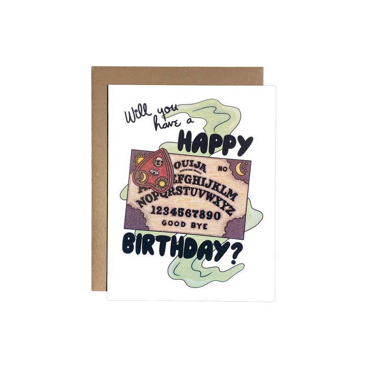 Chateau Blanche - Vente Cartes d'anniversaire - Carte d'anniversaire Ouija Board1