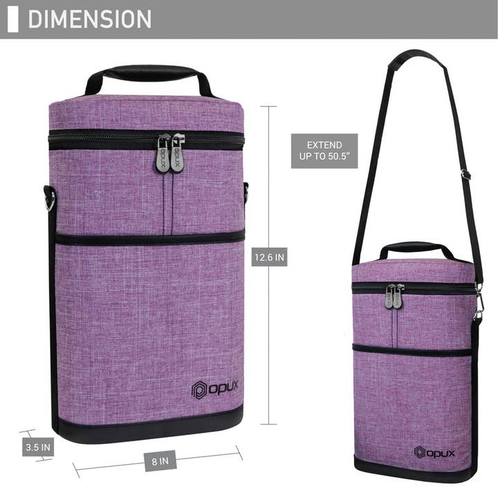 OPUX – Großhandel Weintasche – Weintragetasche für 2 Flaschen53