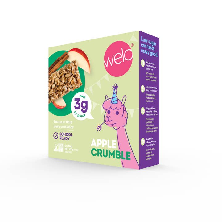 Welo – Großhandel Snack-Riegel – Welo Kinderriegel mit niedrigem Zuckergehalt