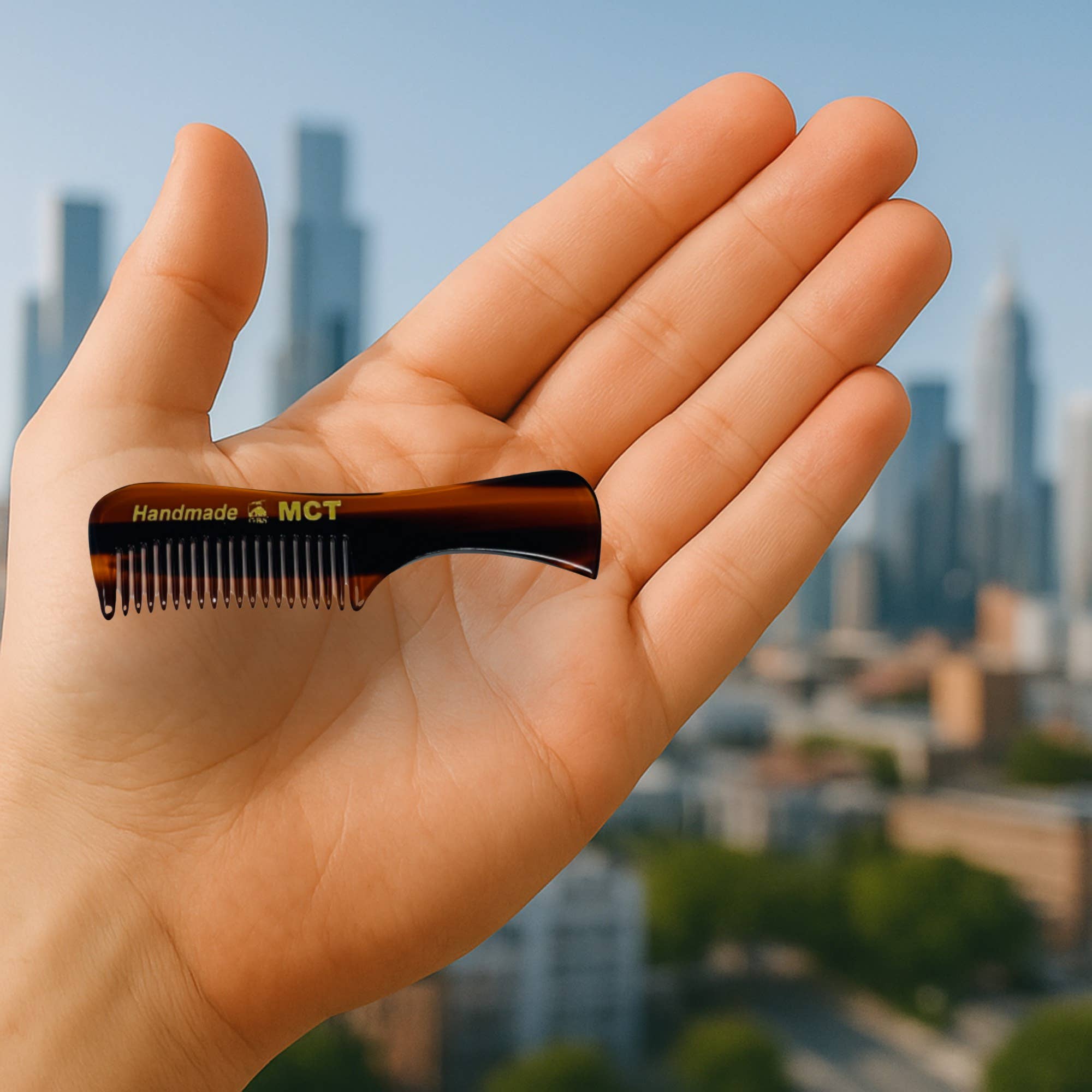 GENTS FINE GROOMING PRODUCTS – Großhandel Bartkamm/-bürste – G.B.S MCT Schnurrbartkamm, fein verzahnt, 7,6 cm11