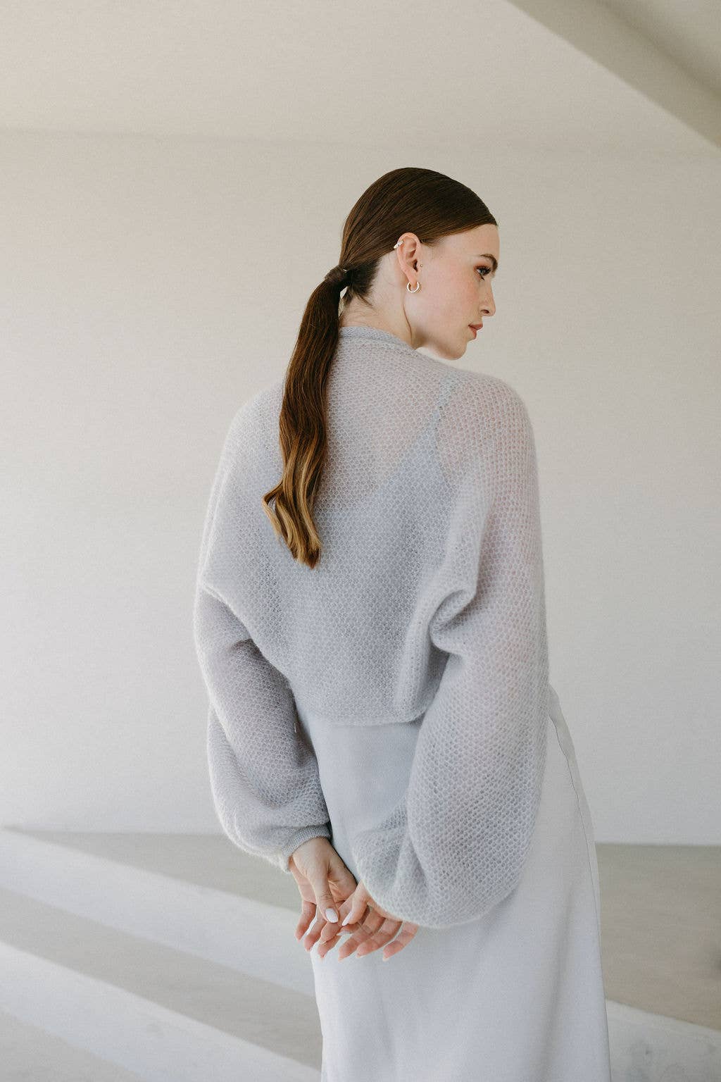 WOOL HOUSE – wholesale Wrap – Women's – Bridal Cover up Bolero Shawl / ELIZABETH19