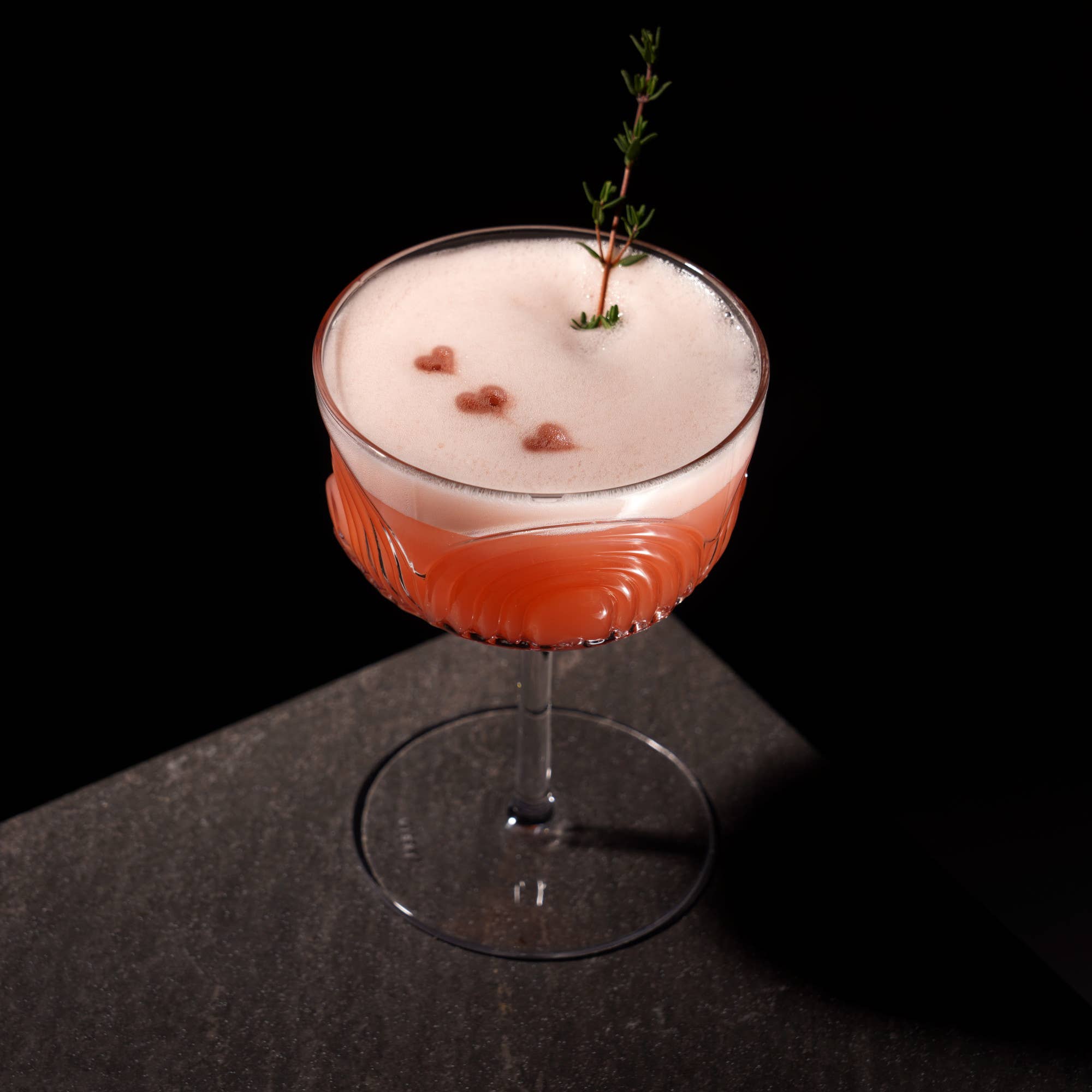 Viski - Vente Verres à cocktail/alcool - Ensemble de 2 coupes à cocktail en cristal Deco Beau3