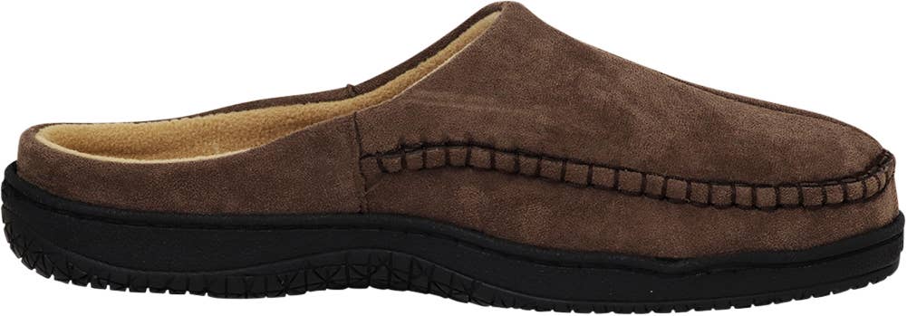 Eastern Off Price - Wholesale Slippers - Men's - Norty Men's Faux Suede Twin Gore & Clog Slipper with Indoor2