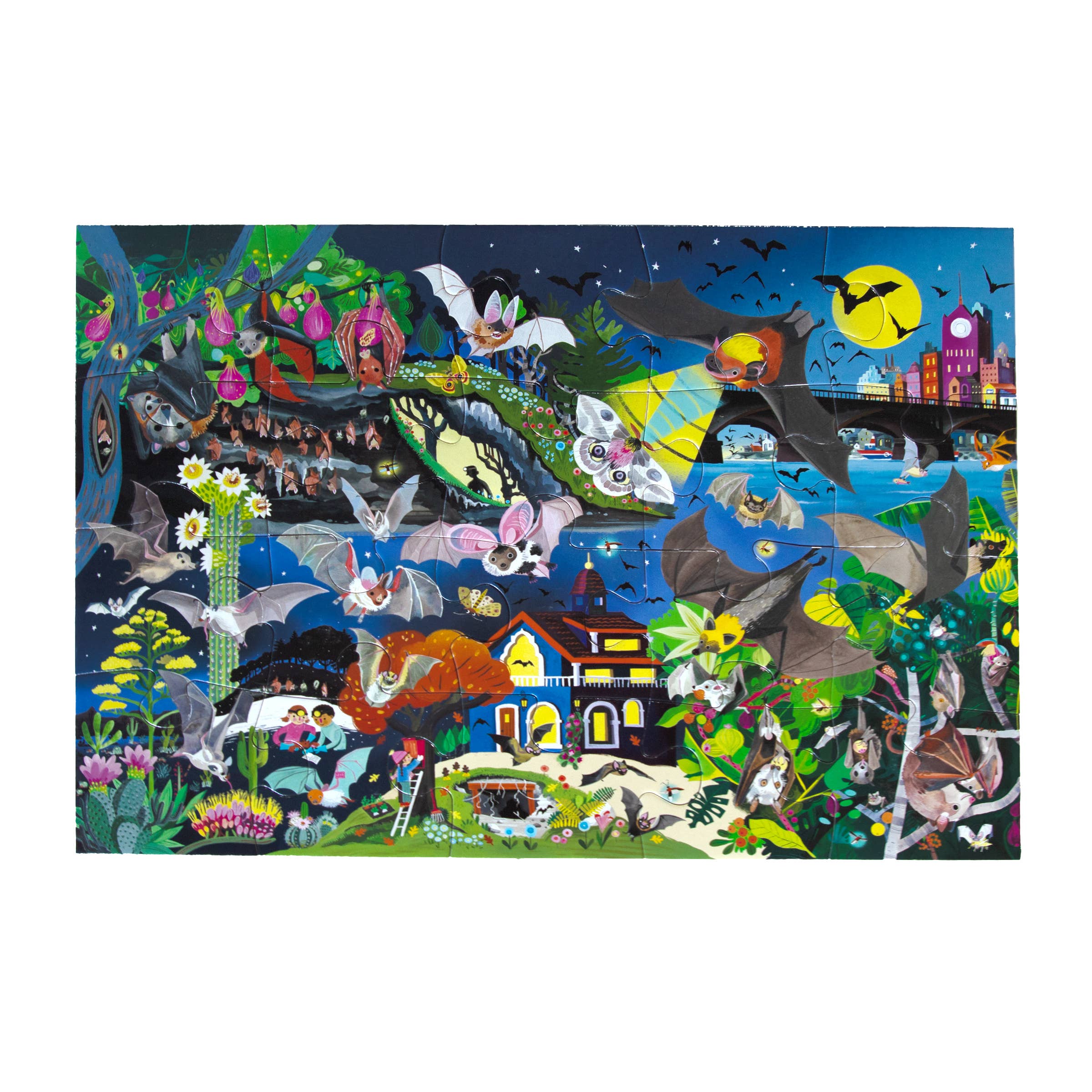 eeBoo - Wholesale Puzzle - Kids - Cauldron of Bats 20 Piece Puzzle2