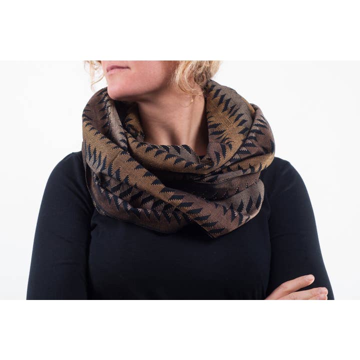 Didi Bahini Fair Trade - Wholesale Scarf - Women's - Warm Spice Dhaka Scarf1