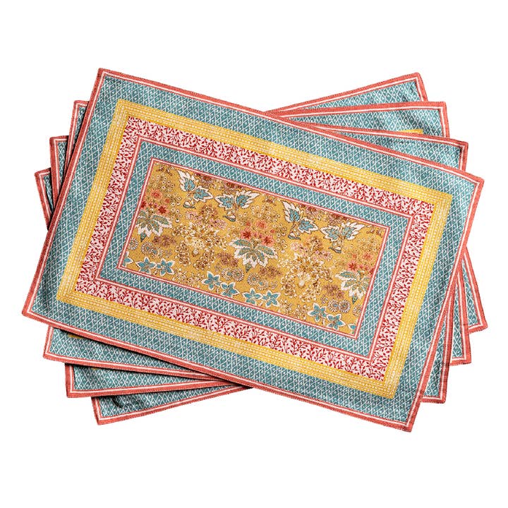 Maison d'Hermine - Wholesale Placemat - Marquise 100% Cotton Placemats 13" X 19" - Set Of 4