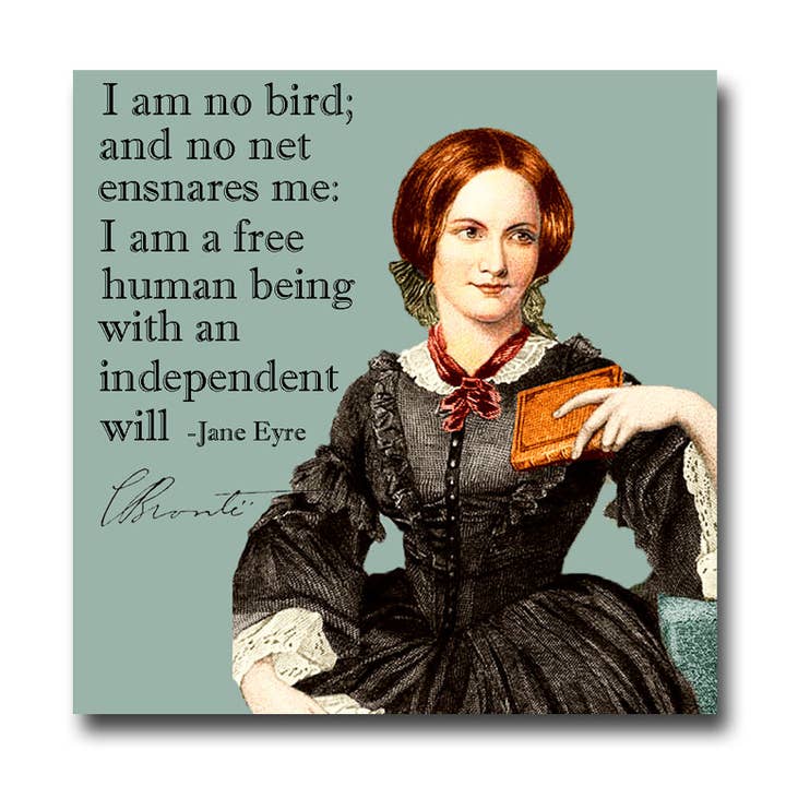 Fly Paper Products - Wholesale Sticker - Charlotte Bronte "Jane Eyre" Quote Literary Vinyl Sticker2