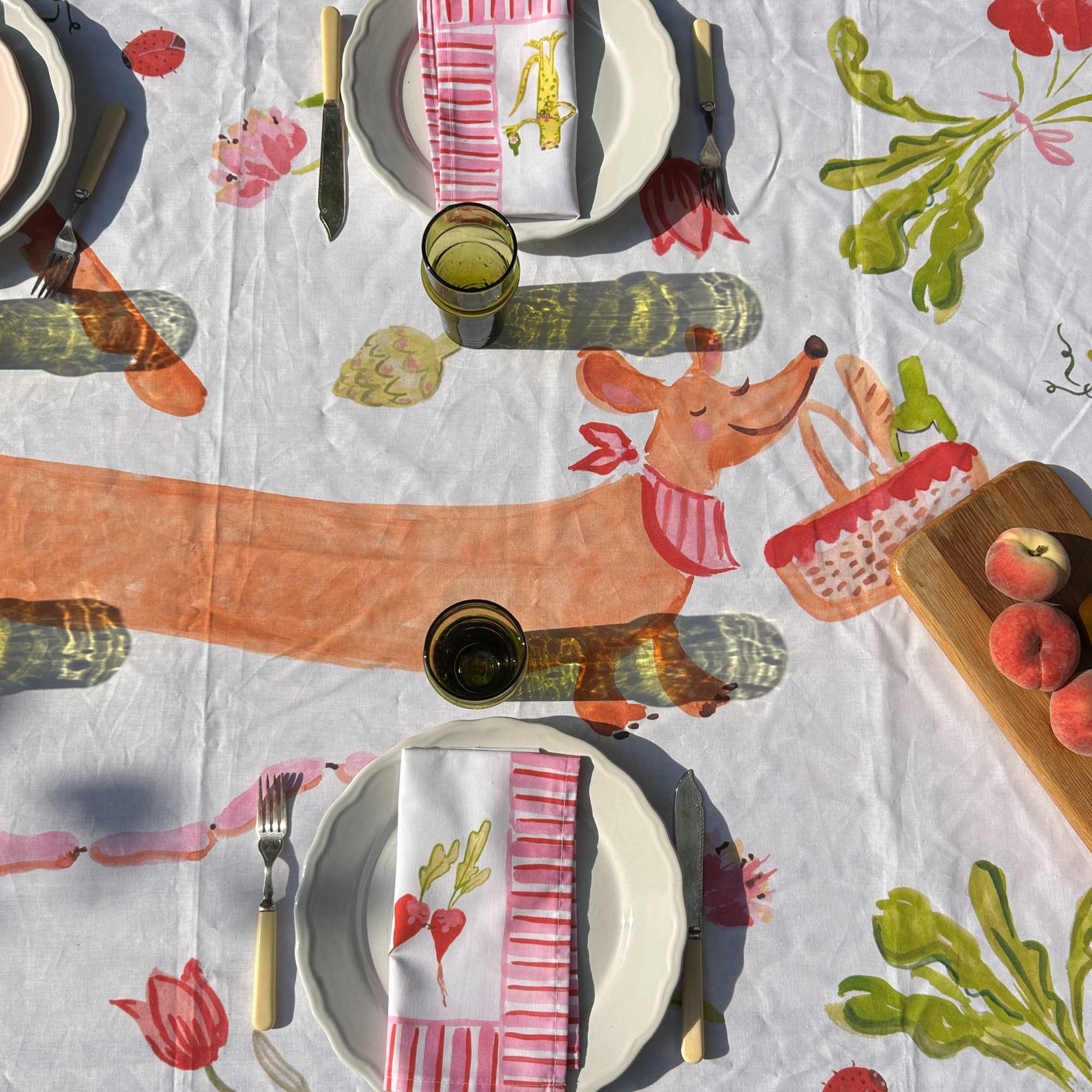 Ofelia Botella – wholesale Tablecloth – The Picnic Parade Tablecloth2