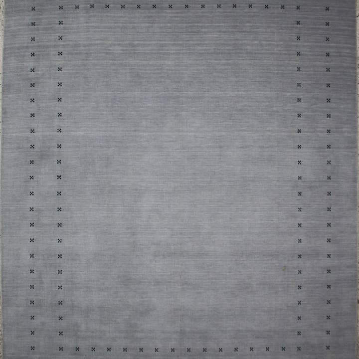 ExpoBazaar - Vente Tapis - Tapis de surface | Tapis en laine grise 100% tissé à la main1