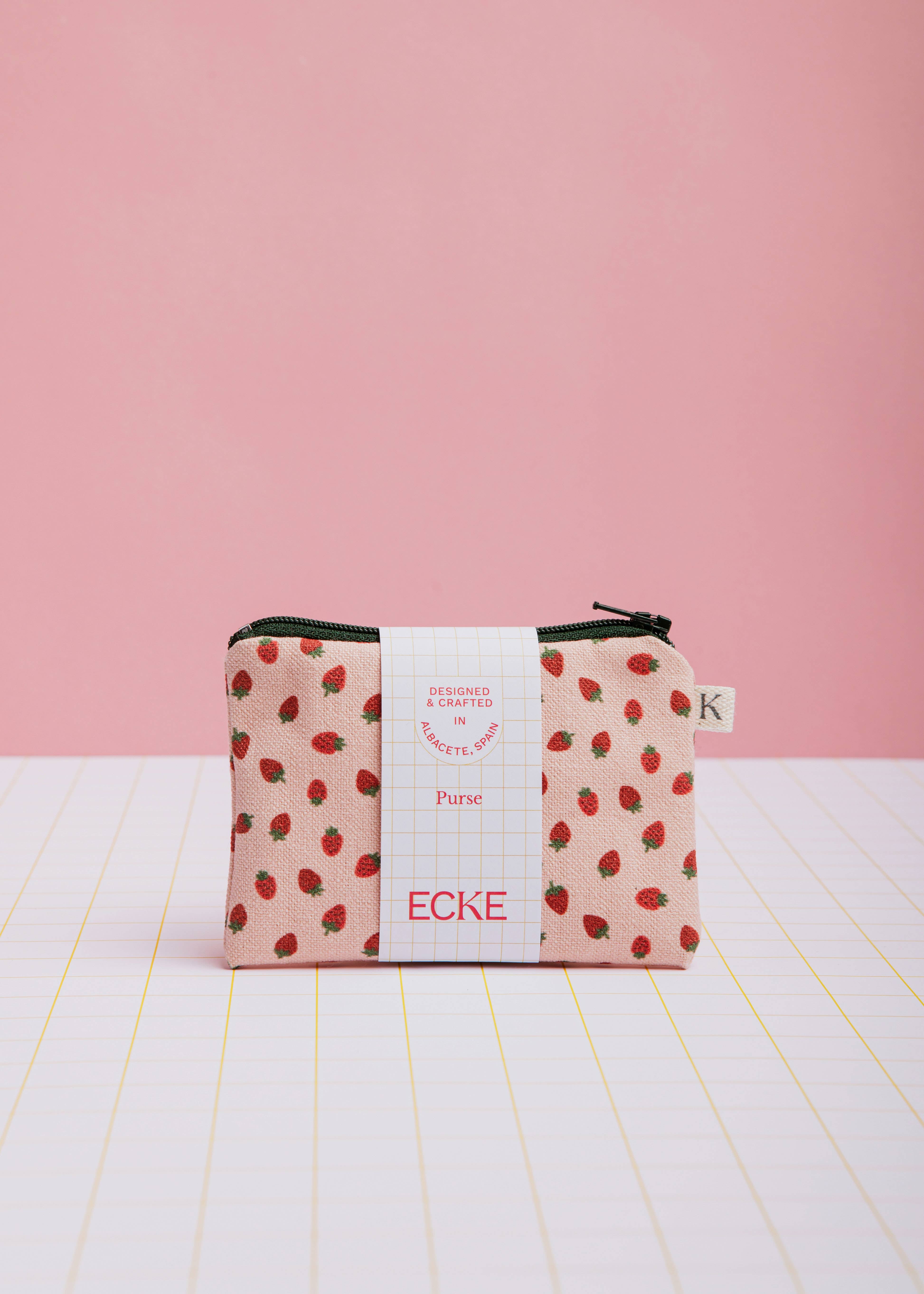 ECKE - Wholesale Coin Purse - Women's - Purses Fresas Pink