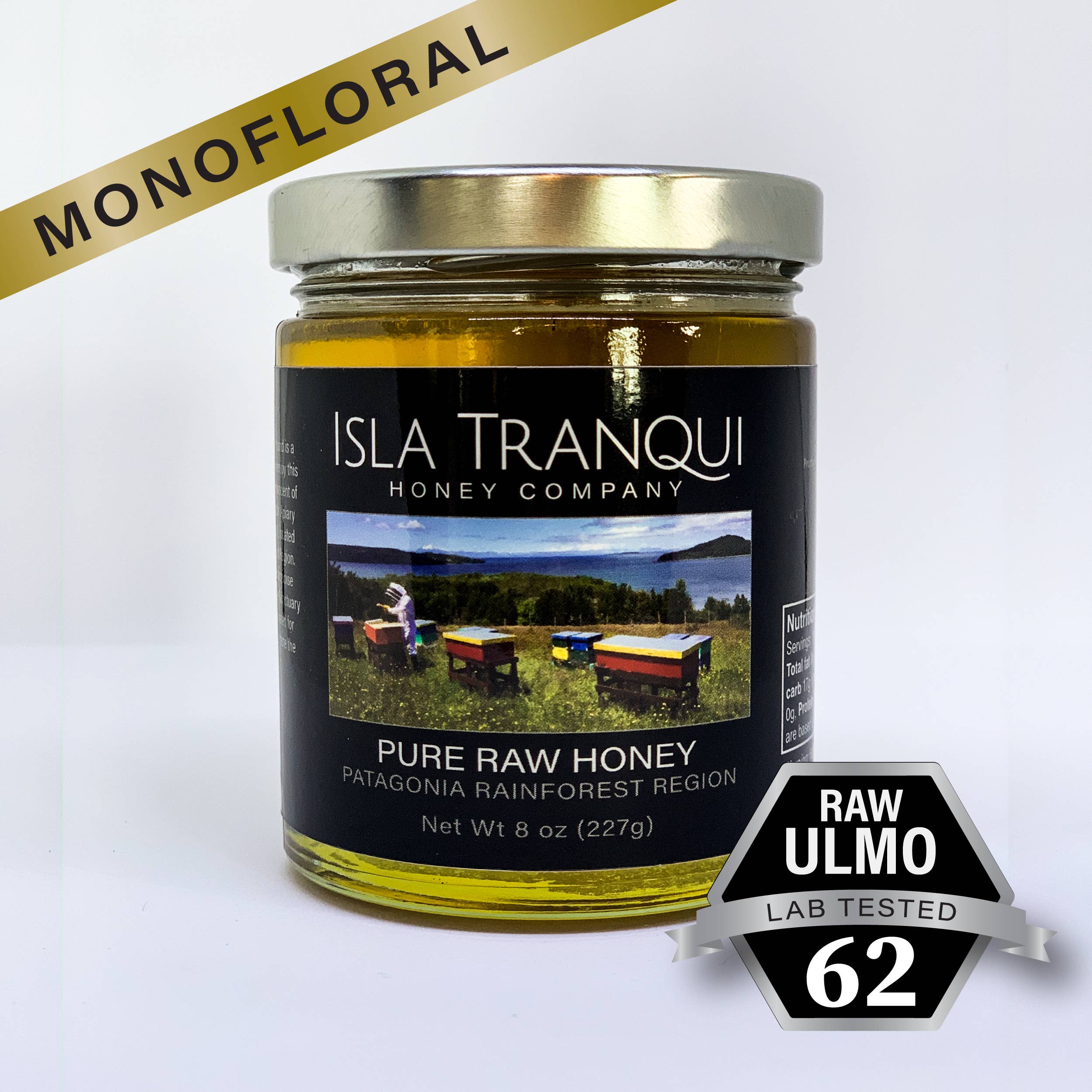 Isla Tranqui Honey Company - Vente Miel - Miel Ulmo 62