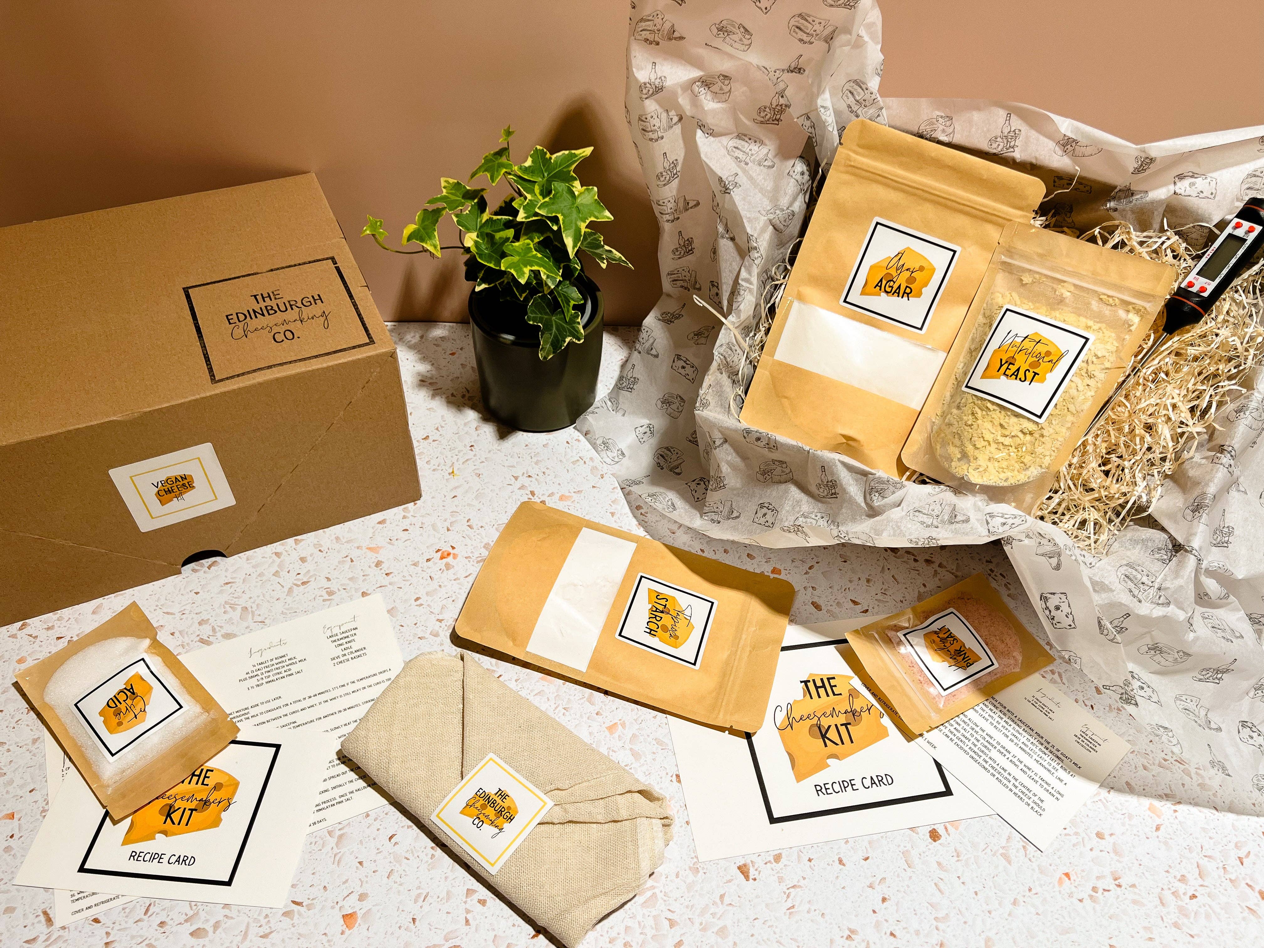 The Craft Connoisseurs – wholesale DIY food kit – The Vegan Cheesemaker's Kit (5 Cheese)2