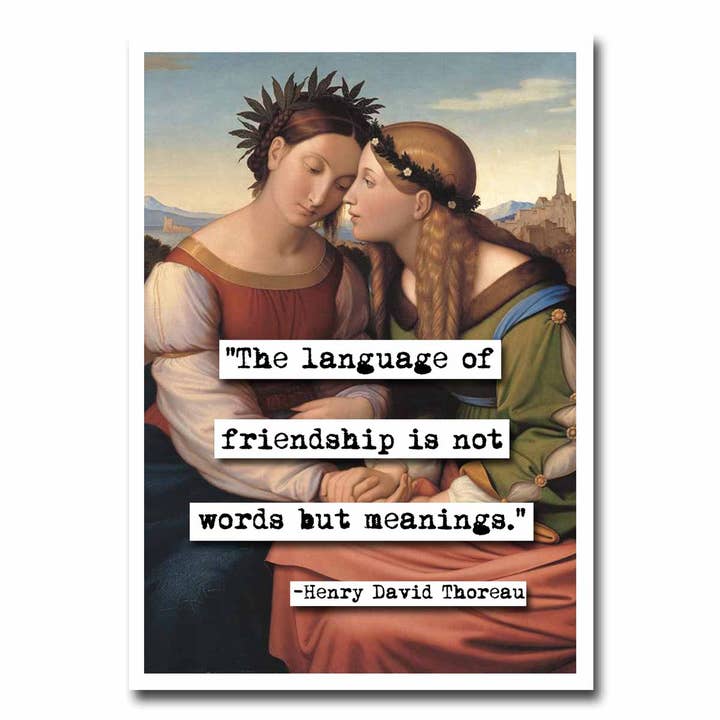 Henry David Thoreau Blank Greeting Card for wholesale by ChicalooKate