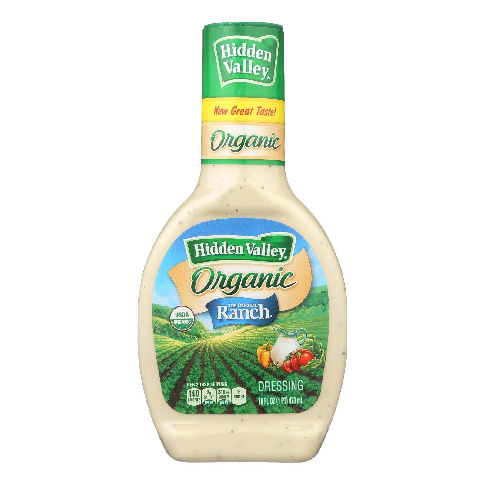 Ware Spark - Wholesale Salad Dressing - Hidden Valley Organic Ranch - Original - Case Of 6 - 16 Fl Oz.0