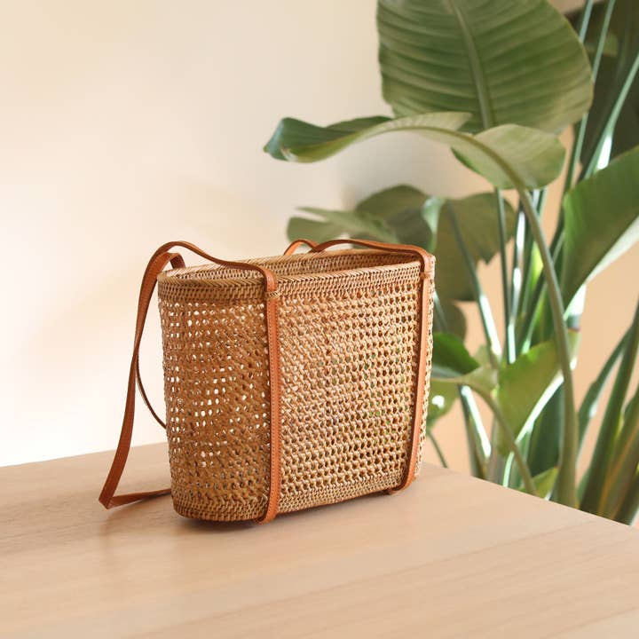 Ganapati - Vendita all'ingrosso Borsa tote - Donna - Borsa tote in rattan Bali2