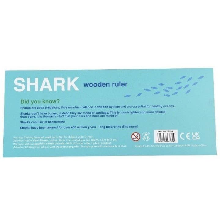 Rex B2B - UK – wholesale Ruler – Wooden Ruler - Shark3