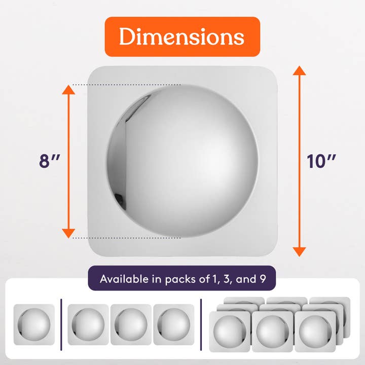 Special Supplies - Wholesale Wall Mirror - Special Supplies Sensory Bubble Wall Mirror - Interactive Acrylic Mirrors for Wall Decoration and Sensory Toys for Kids Classroom or Home -Sensory Room Decor -Visual, Tactile Stimulation3