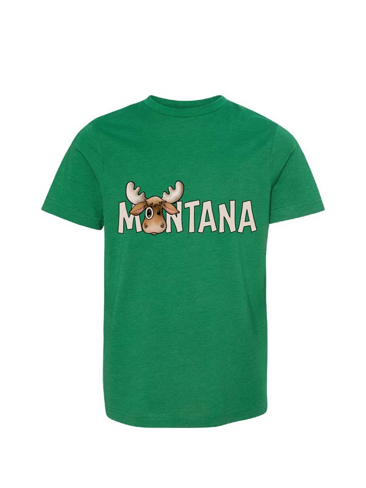 MT Brand Apparel - Wholesale Screen Printed T-Shirt - Kids - Peeky Moose - CUSTOMIZABLE - Youth Crew Neck Tee2