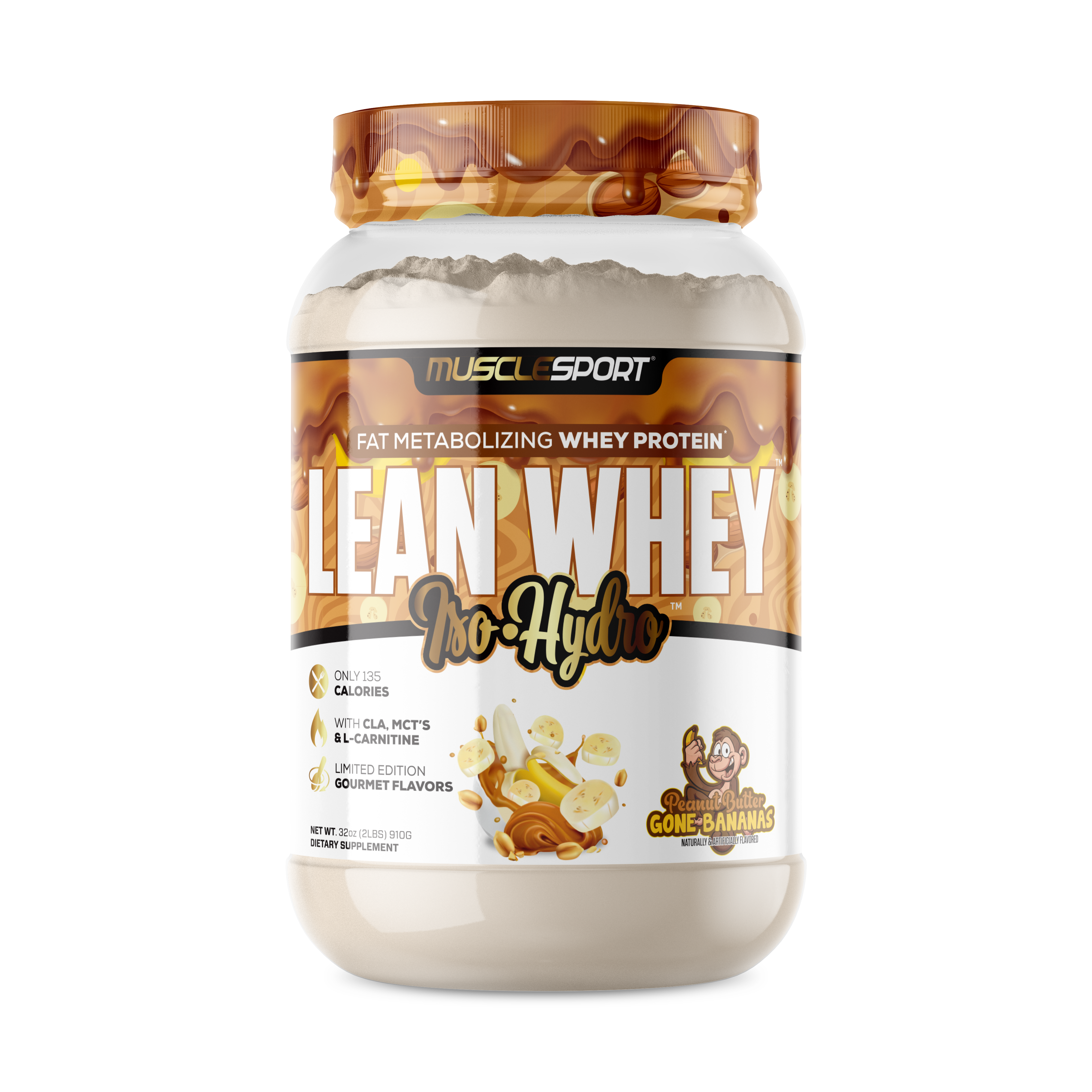 MuscleSport - Wholesale Protein/superfood powder - Lean Whey® Iso Hydro Gourmet Protein 2lb - Limited Edition25