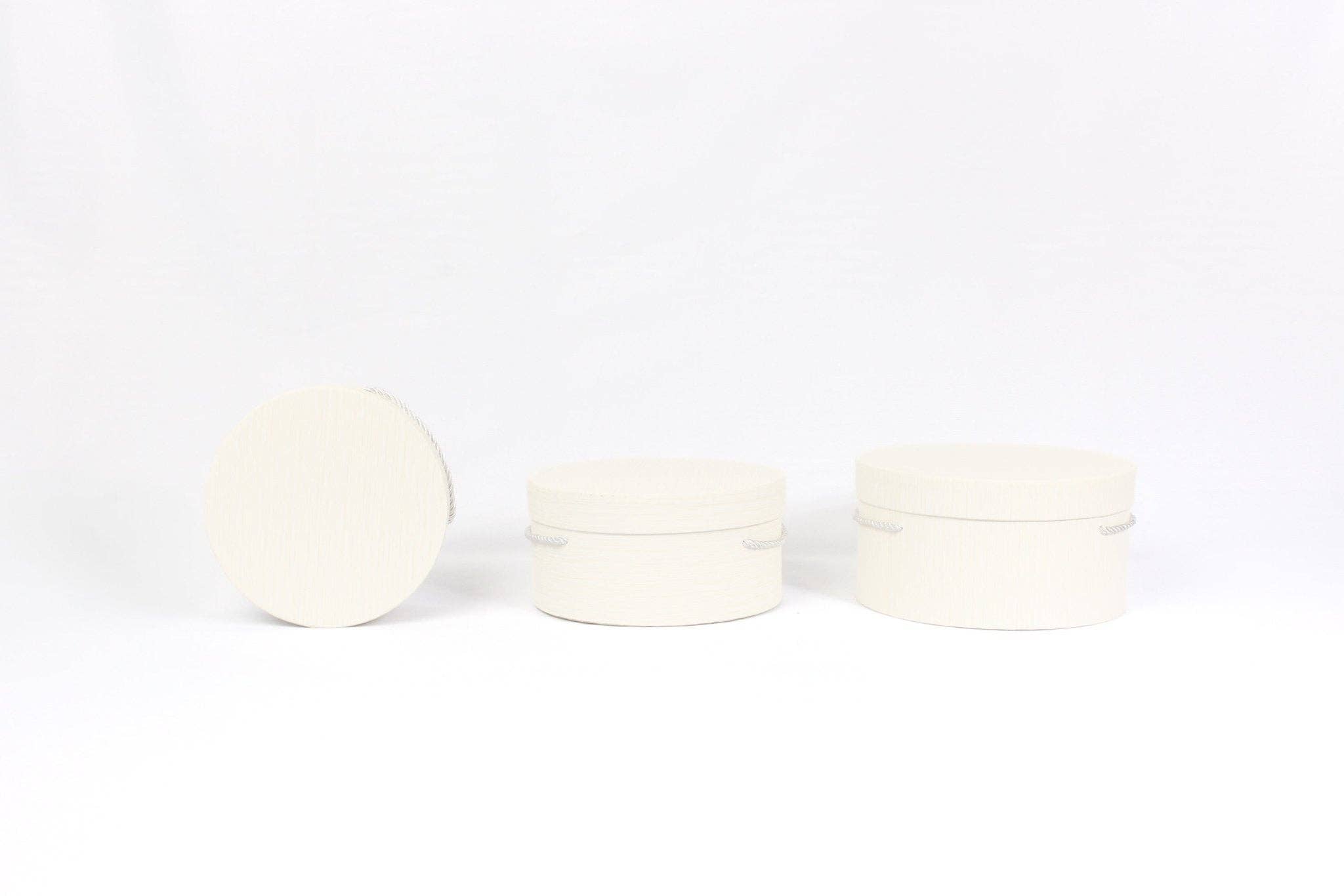 Elegant Design Supply - Wholesale Gift Box - Line Textures Round Box with Handle12