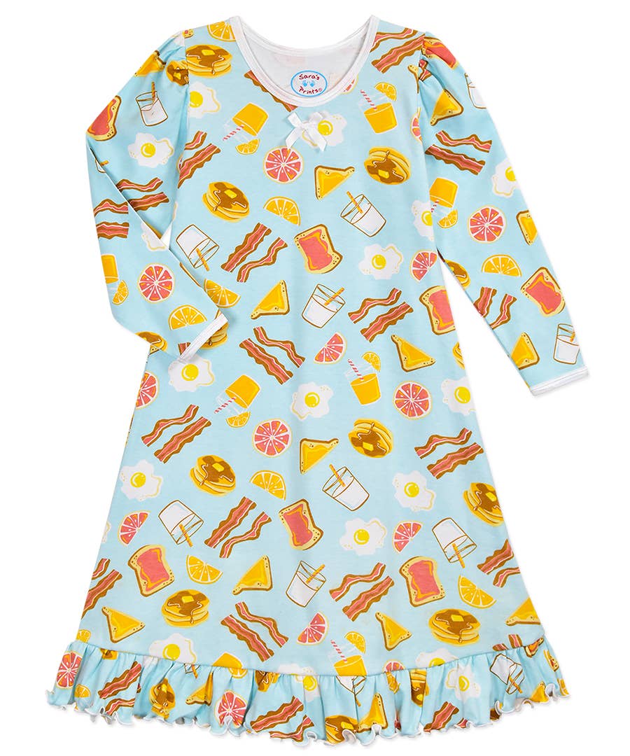 Sara's Prints - Vendita all'ingrosso Camicia da notte - Bambini - Camicia da notte a maniche lunghe Whirl-and-Twirl3