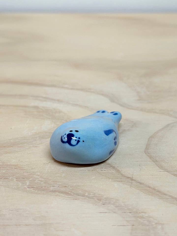 Long Seal Ceramic Pal for wholesale by Rolly Poly Studios