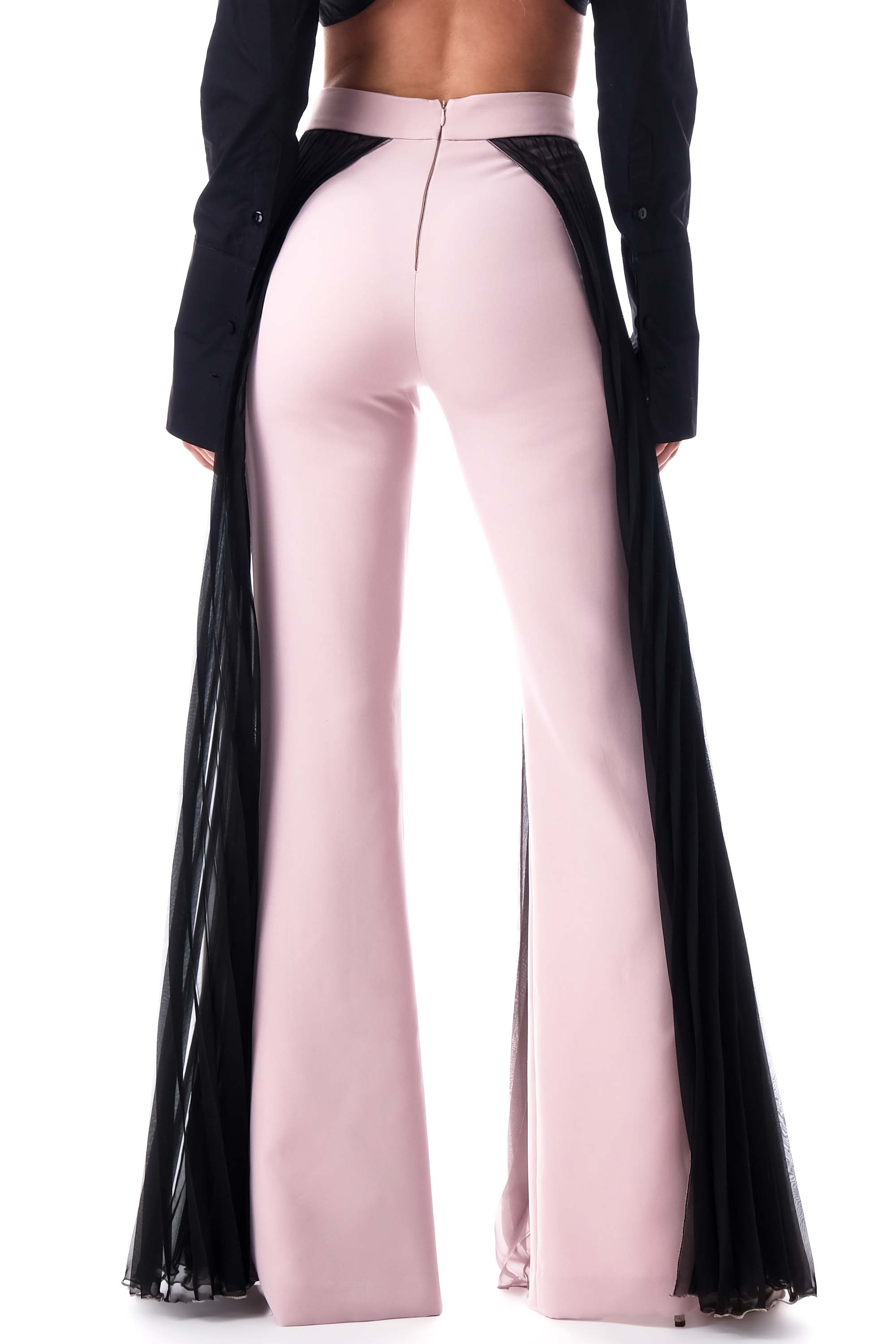 ANTONIA NAE LONDON - Vente Pantalon – femme - Pantalon avec mousseline plissée sur les côtés15