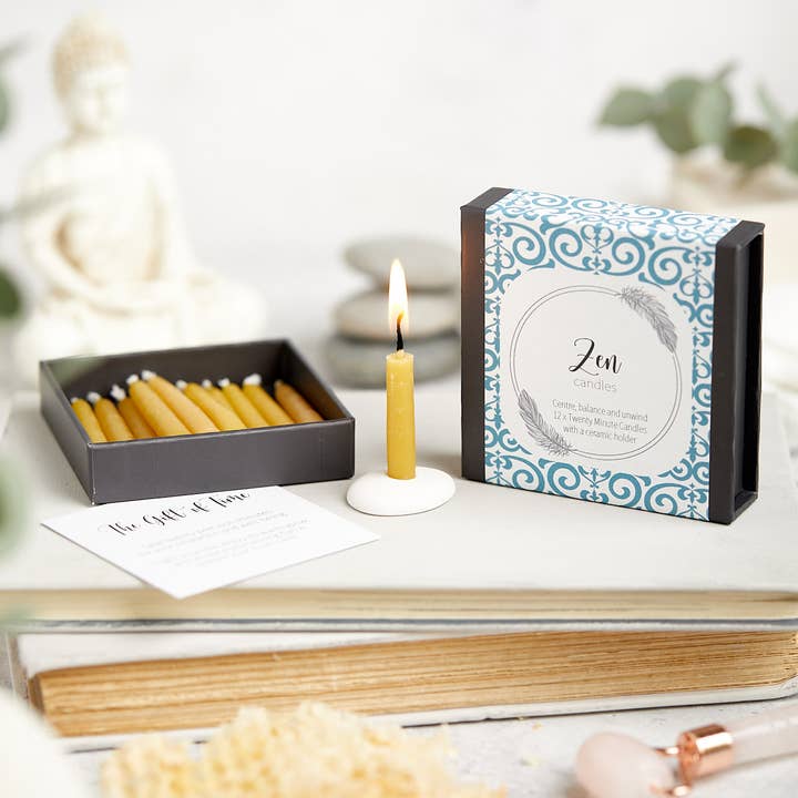 Cotton & Grey - Wholesale Tapered candle/candlestick - Mind Body Soul Bundle46