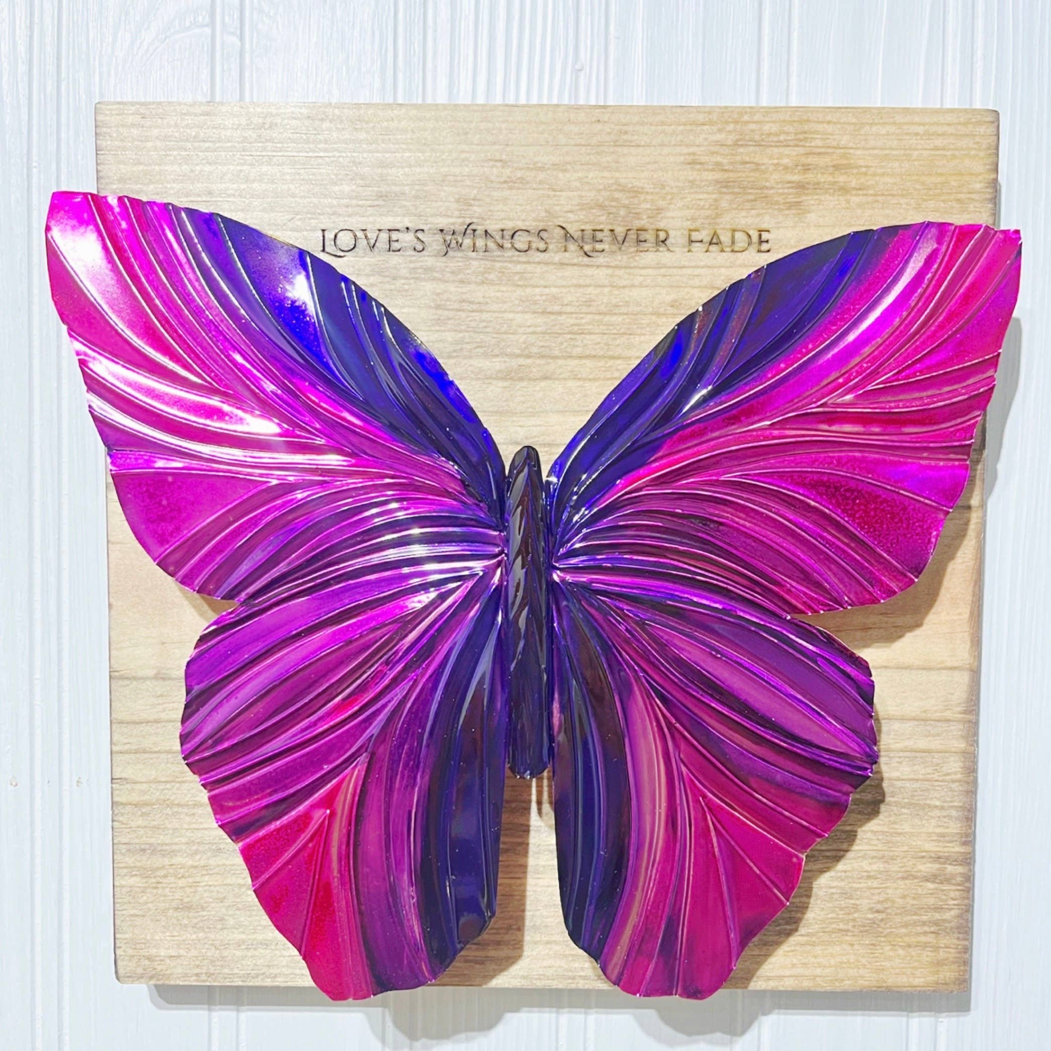 Timber Lane Studio - Wholesale Wall Accent - Mounted Copper Butterfly0