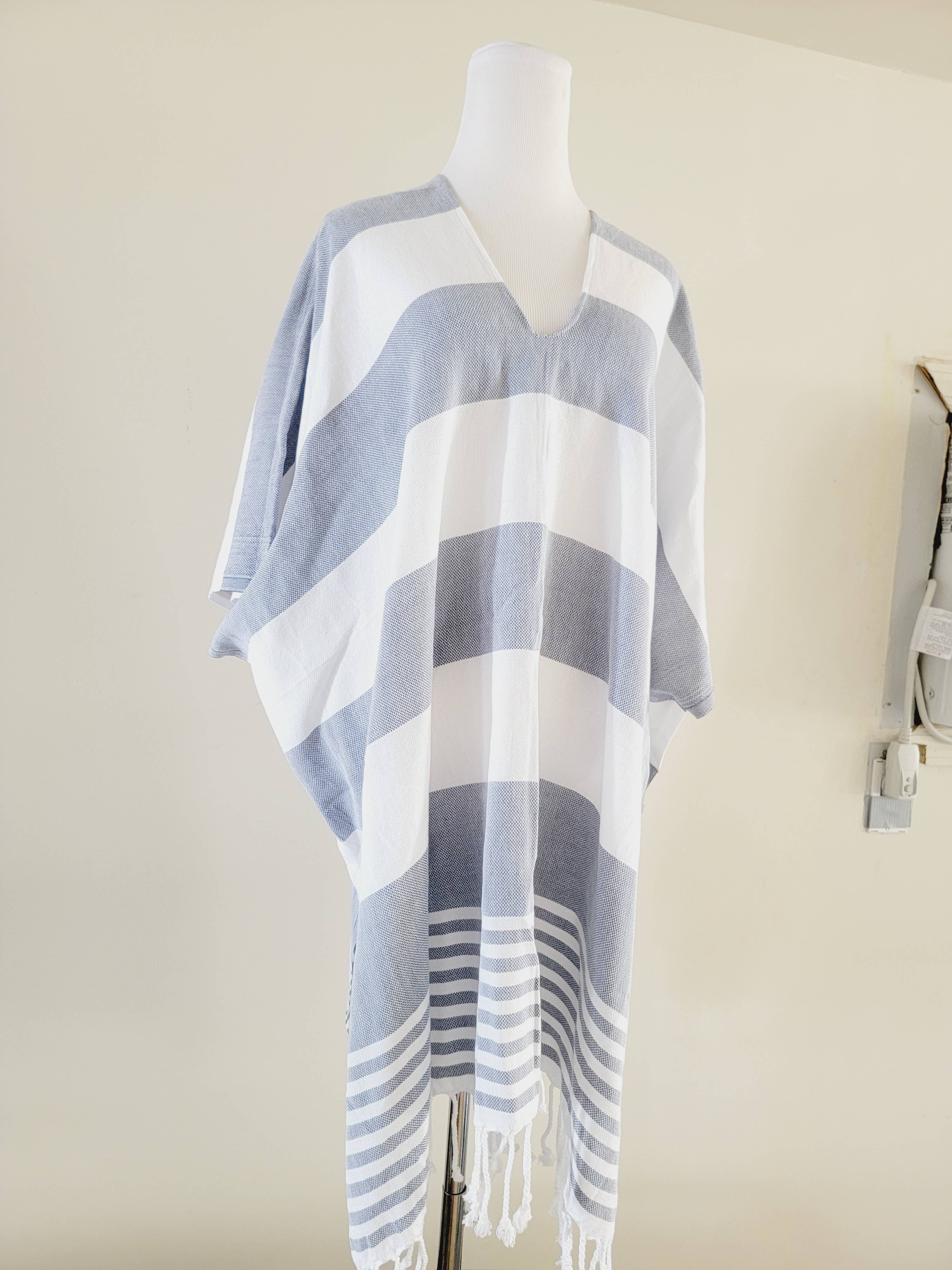 EBRU Home – Engroshandel Strandbadekåbe – Dame – Strand Cover-up, strand kjole, håndlavet kjole med kvast6