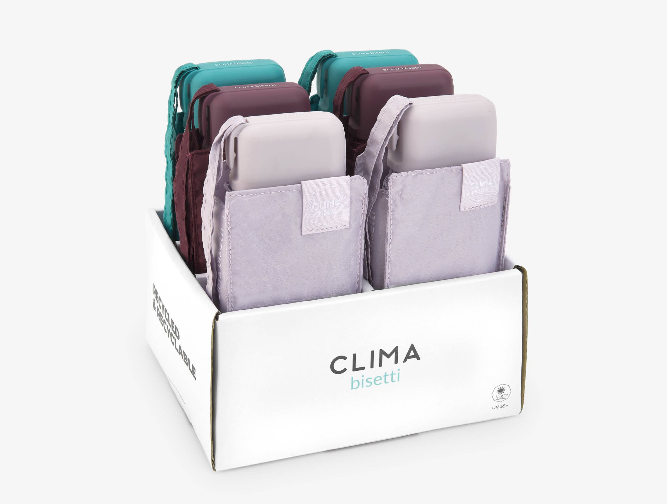 Mkr International - Wholesale Umbrella - Unisex - Mini Flat Folding Umbrella | Ultralight | Uvp351