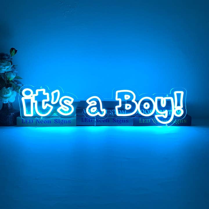 It's a Boy Neon Sign for wholesale by Aoos Custom