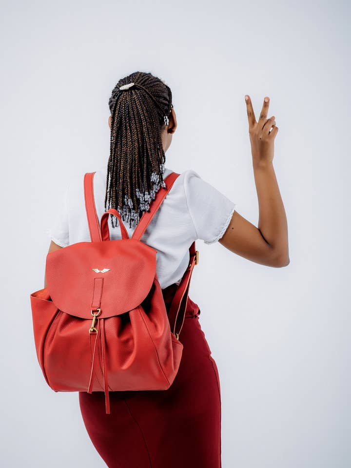 Sac à dos en cuir pour la vente par Sseko Designs