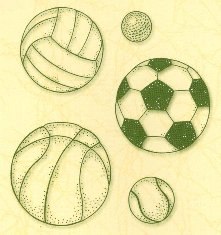 Ecstasy Crafts Distributing - Wholesale Rubber/decorative stamp - LeCreaDesign clear stamp Sport0