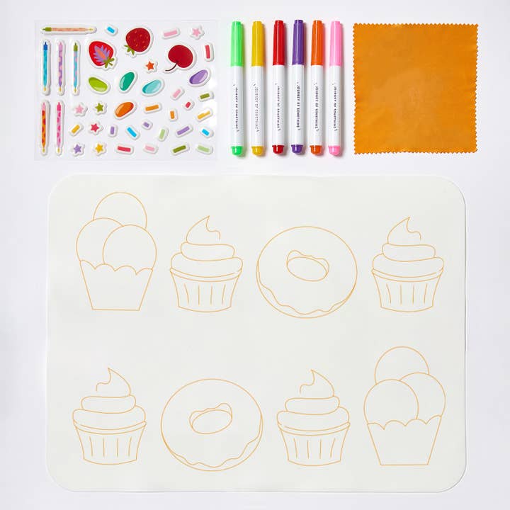 Journey Of Something AU & EU - Wholesale Coloring Mat - Kids & Baby - Wipeable Silicone Colouring Mat - Sweet As