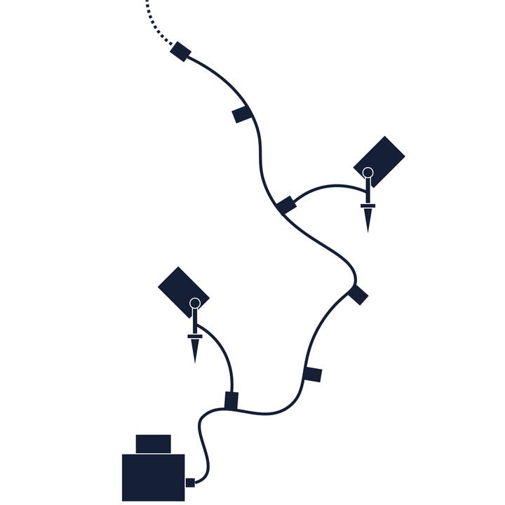 LightsOn - Wholesale Outdoor/Lawn Light - Luna Start (grey)24