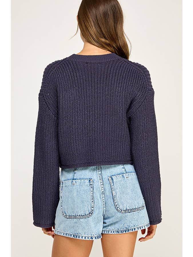 Miss Love - Wholesale Knit Sweater - Women's - WAFFLE KNIT SWEATER10