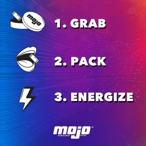 Shop The King - Wholesale Sports/Energy Drink - Mojoâ„¢ Balanced Energy Pouches | Healthier Energy Drink Alternative | Zero Sugar & Calorie-Free with Ginseng, Yerba Mate, B-Vitamins, and Amino Acids | 15 Pouches Per Can | 5 Cans of Lemon Lime