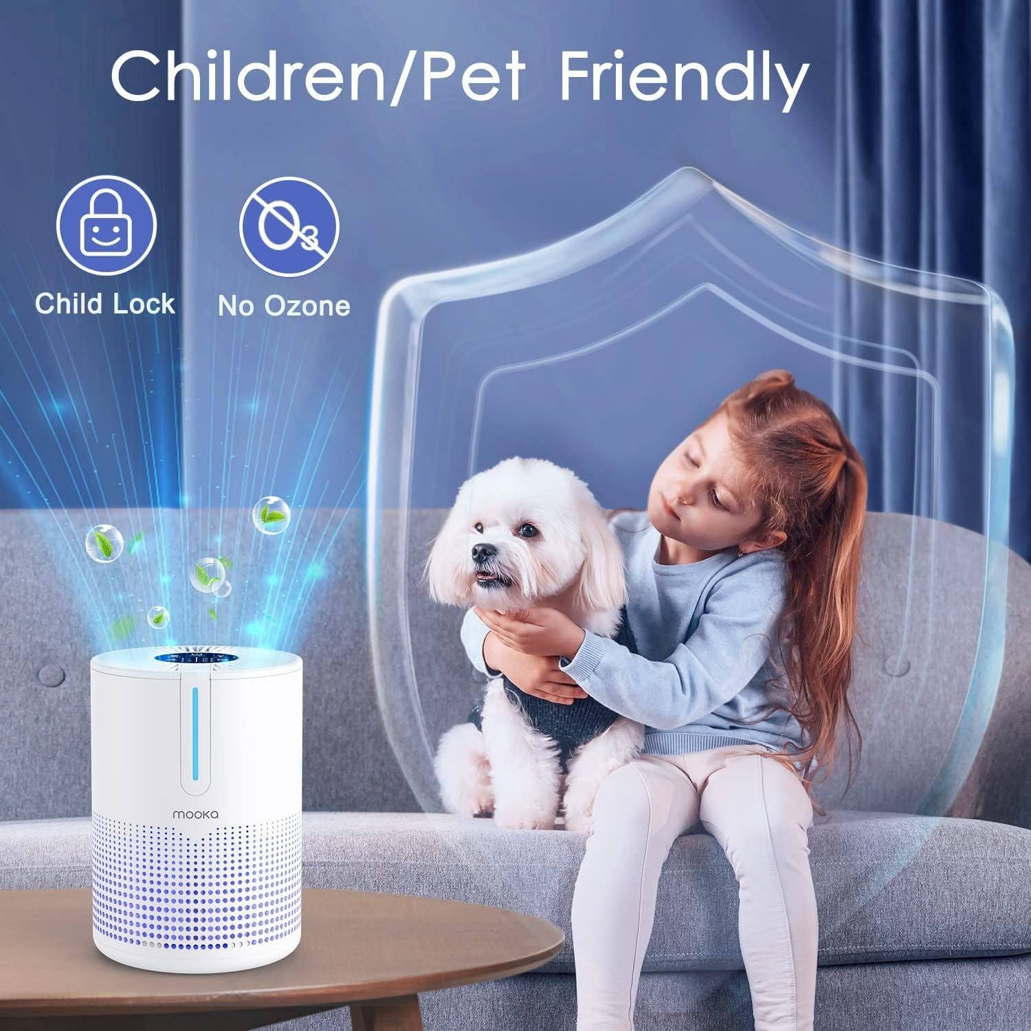 BlakOutlet - Wholesale Air Purifier - Air Purifier with USB Cable for Smokers Pollen Pets Dust Odors5