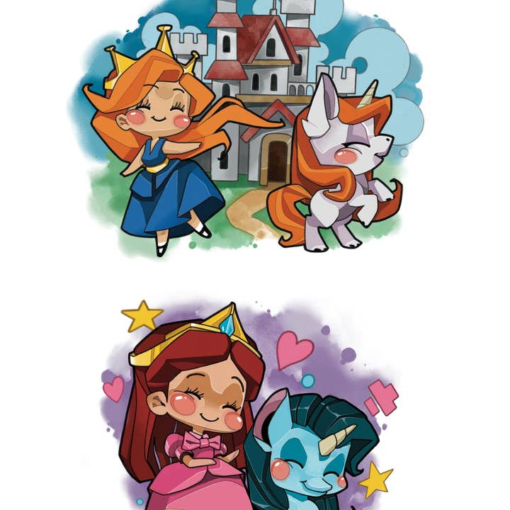 Princess Unicorn Full Sleeve Tattoo for wholesale by Tony Ray