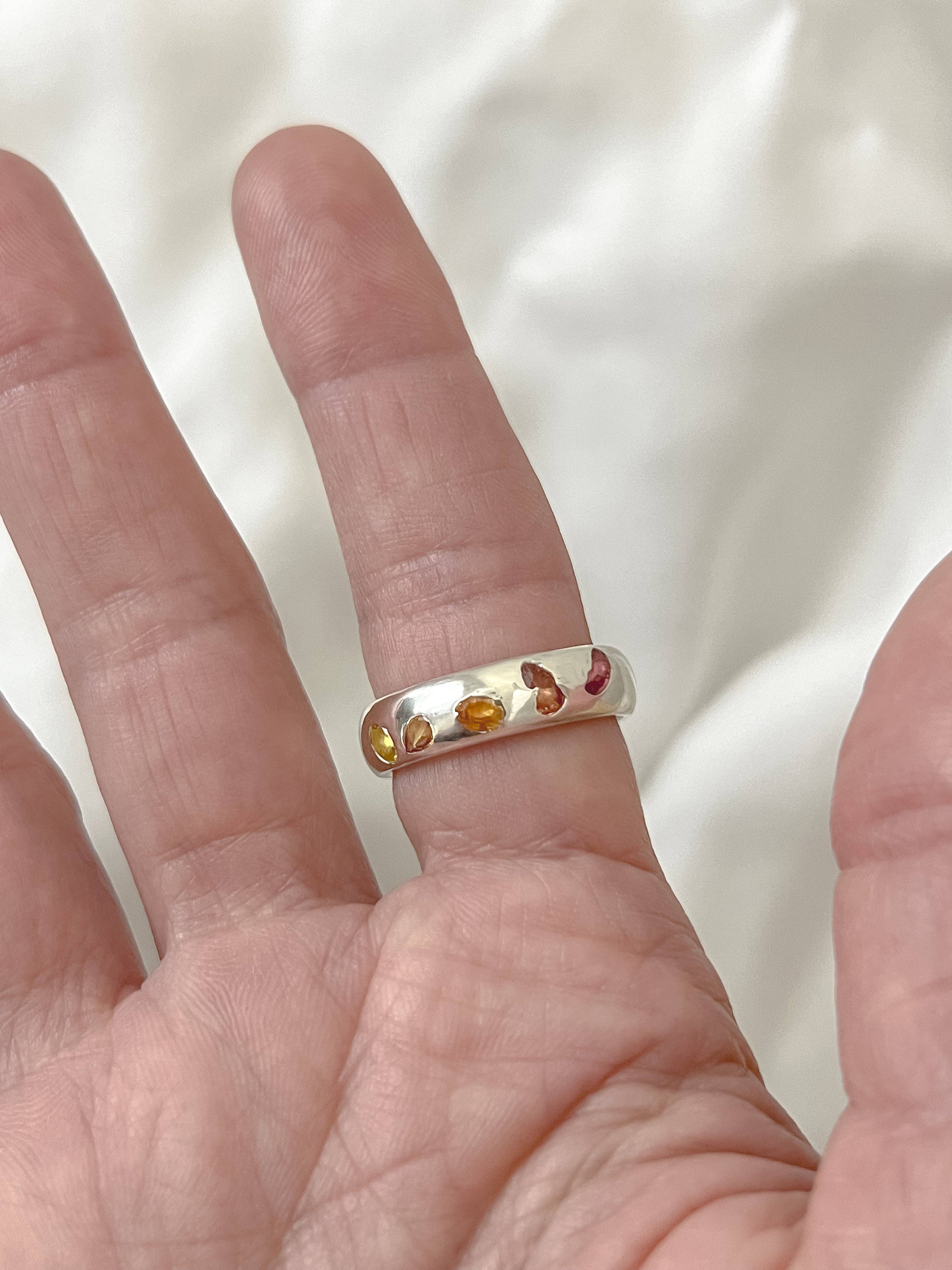 Amory C Jewelry - Wholesale Multi-Stone Ring - #8 Sapphire 5 Stone4