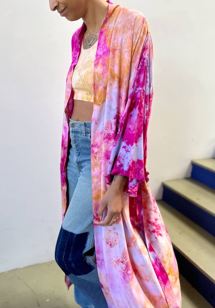 Mira Blackman - Wholesale Robe - Women's - Kimono Inspired Dream Robe Duster.4