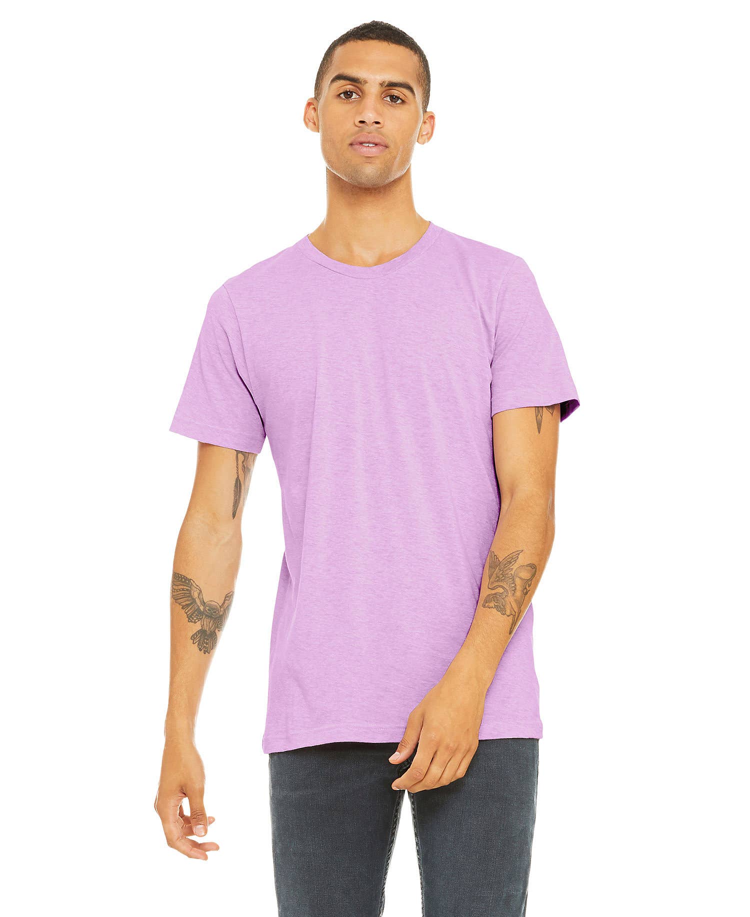 Print The Dream - Wholesale T-Shirt - Unisex - Bella Canvas 3001 Heather CVC T-shirt, Unisex Soft Shirts19