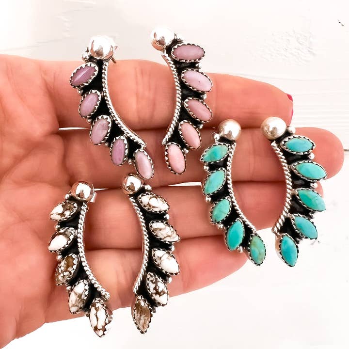 Krush Kandy - Wholesale Dangle Earrings - Angelic Sterling Silver Stone Earrings | PREORER OPEN0