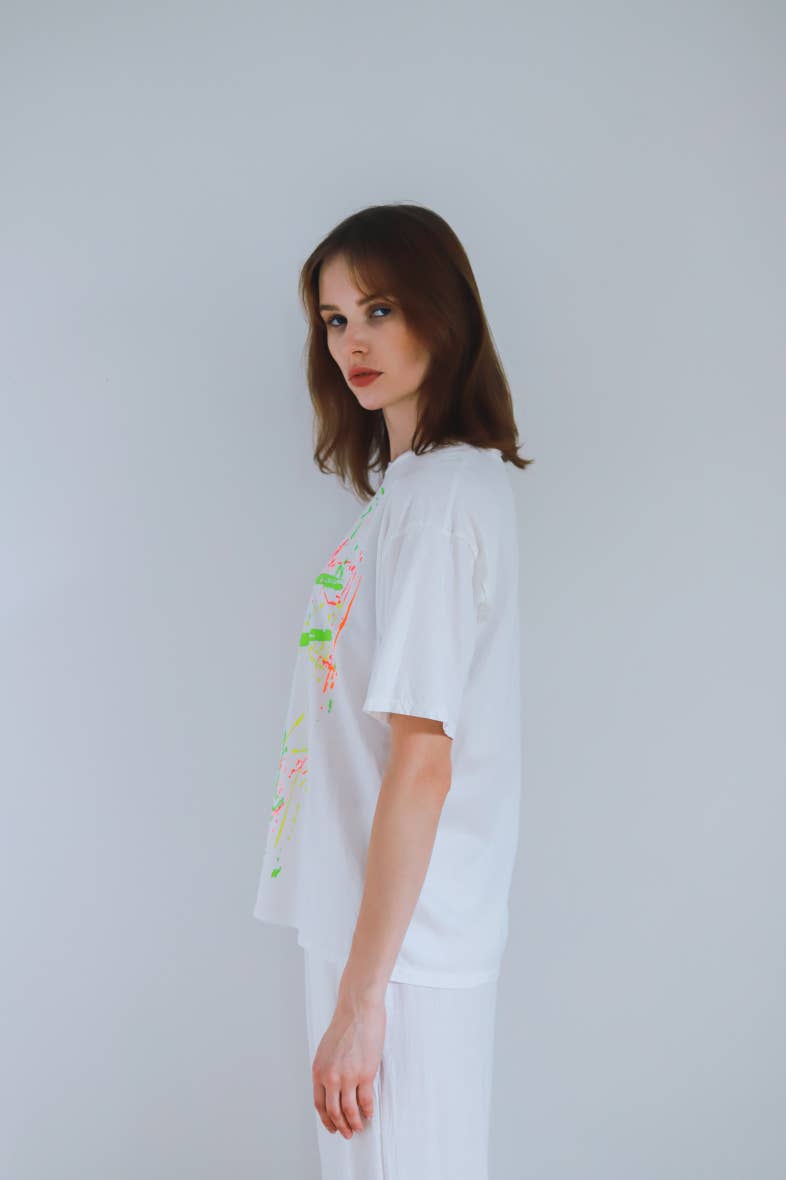 EASY MODE - Vente T-shirt sérigraphié – femme - T-shirt à imprimé - 60801