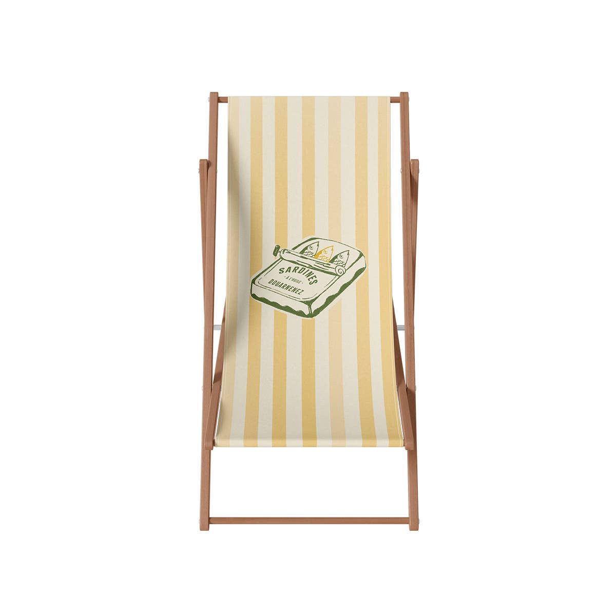 Coast and Valley – Großhandel Klappstühle – Outdoor-Holzdeckstuhl mit Polyesterbezug – Sardine1